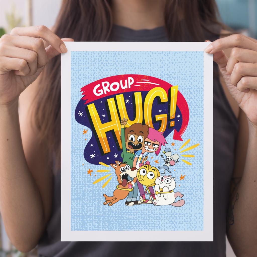 Group Hug A4 Print