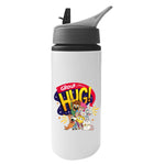 Load image into Gallery viewer, Group Hug Aluminium Water Bottle With Straw
