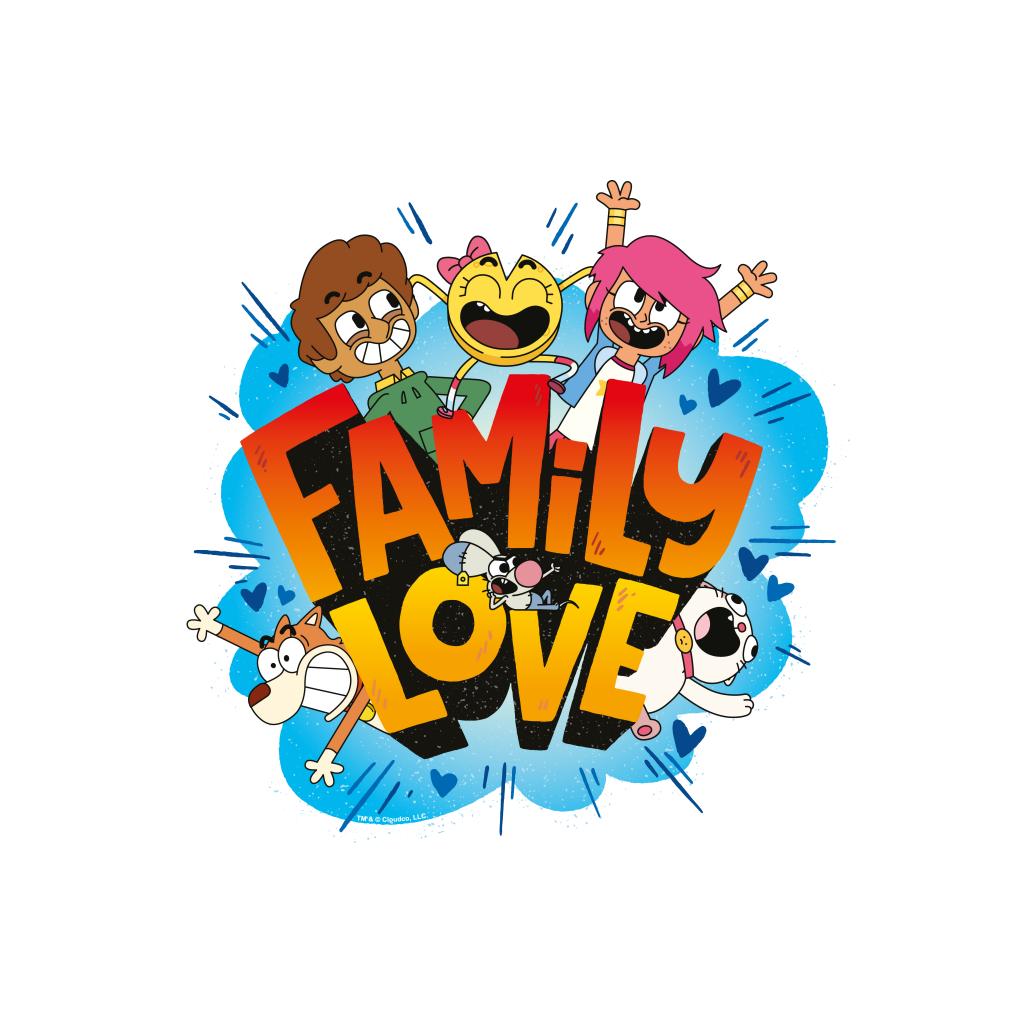Family Love Aluminium Water Bottle With Straw