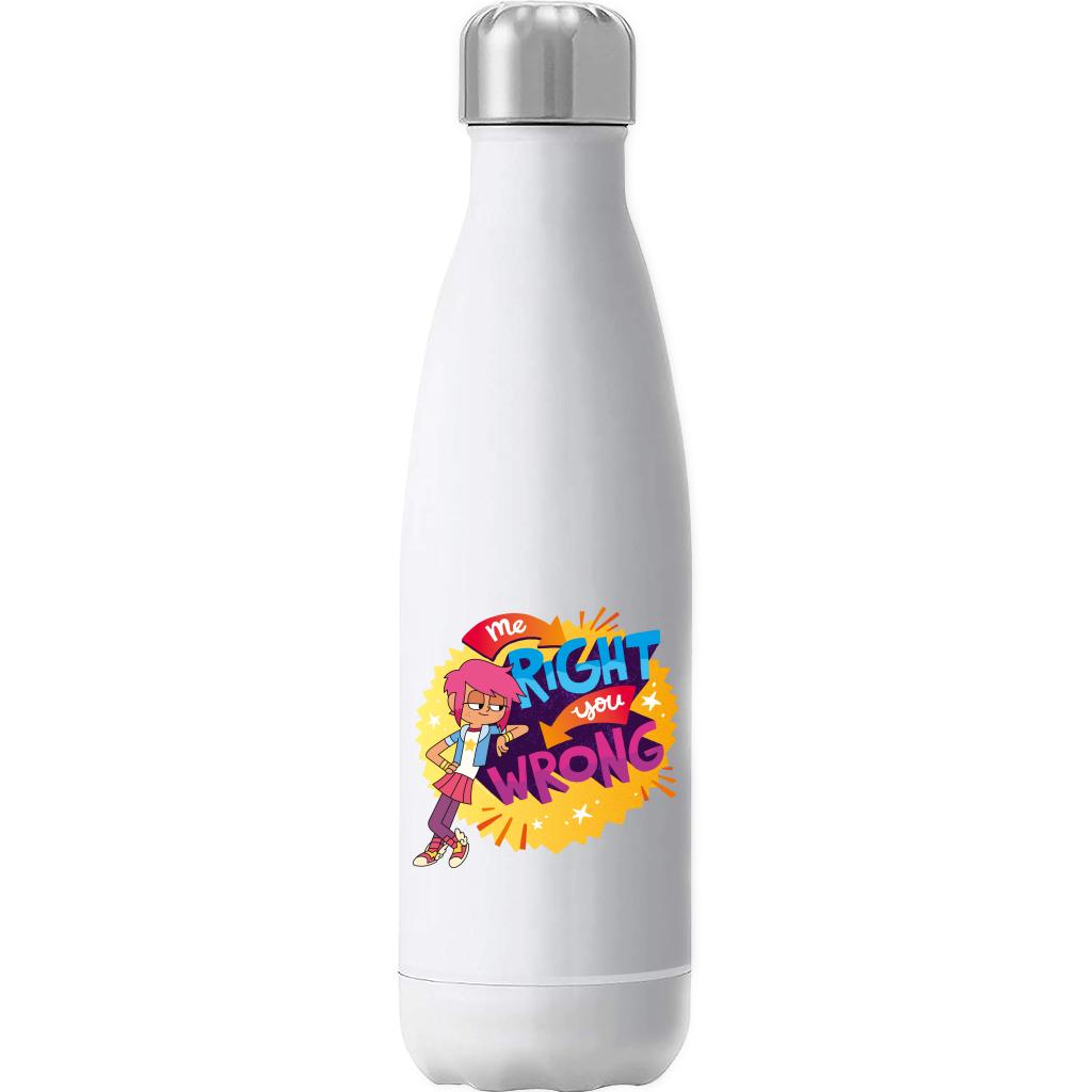 Me Right You Wrong Insulated Stainless Steel Water Bottle