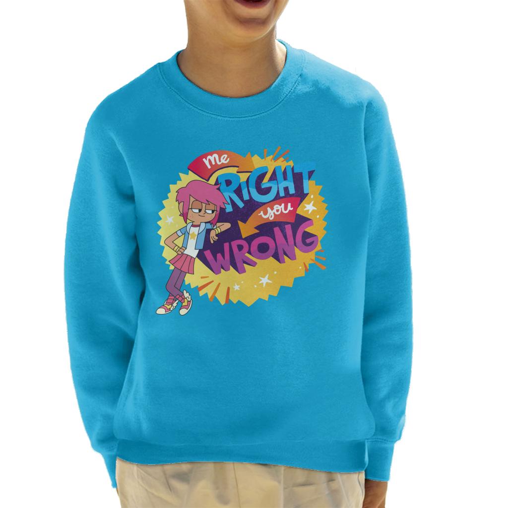 Me Right You Wrong Kid's Sweatshirt