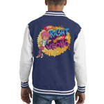 Load image into Gallery viewer, Me Right You Wrong Kids Varsity Jacket

