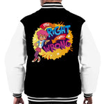 Load image into Gallery viewer, Me Right You Wrong Men&#39;s Varsity Jacket
