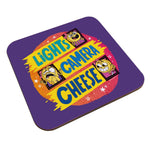Load image into Gallery viewer, Lights Camera Cheese Coaster
