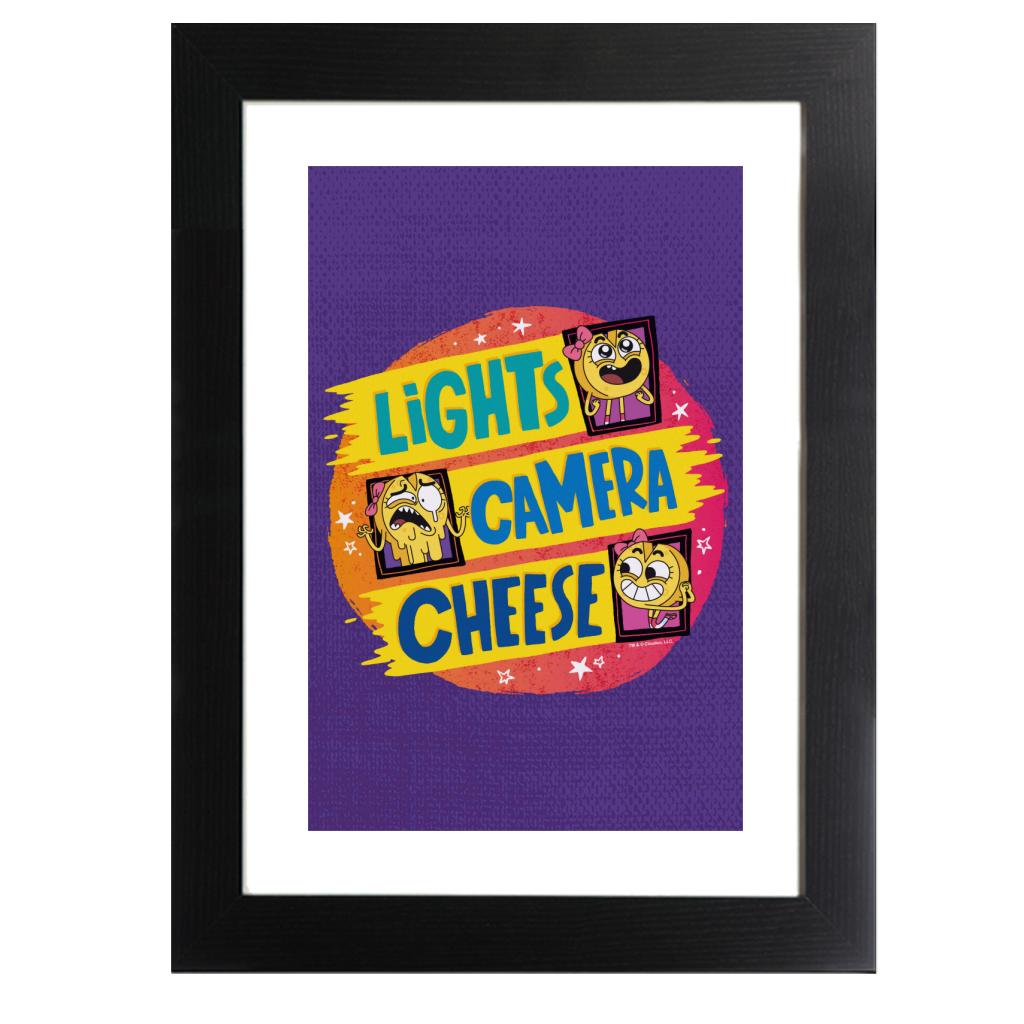Lights Camera Cheese Framed Print