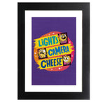 Load image into Gallery viewer, Lights Camera Cheese Framed Print
