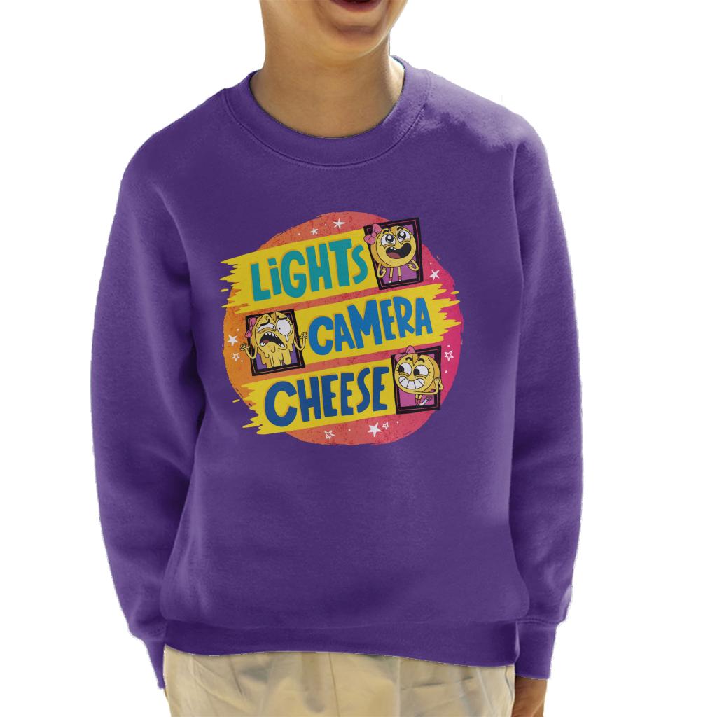 Lights Camera Cheese Kid's Sweatshirt
