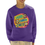 Load image into Gallery viewer, Lights Camera Cheese Kid&#39;s Sweatshirt
