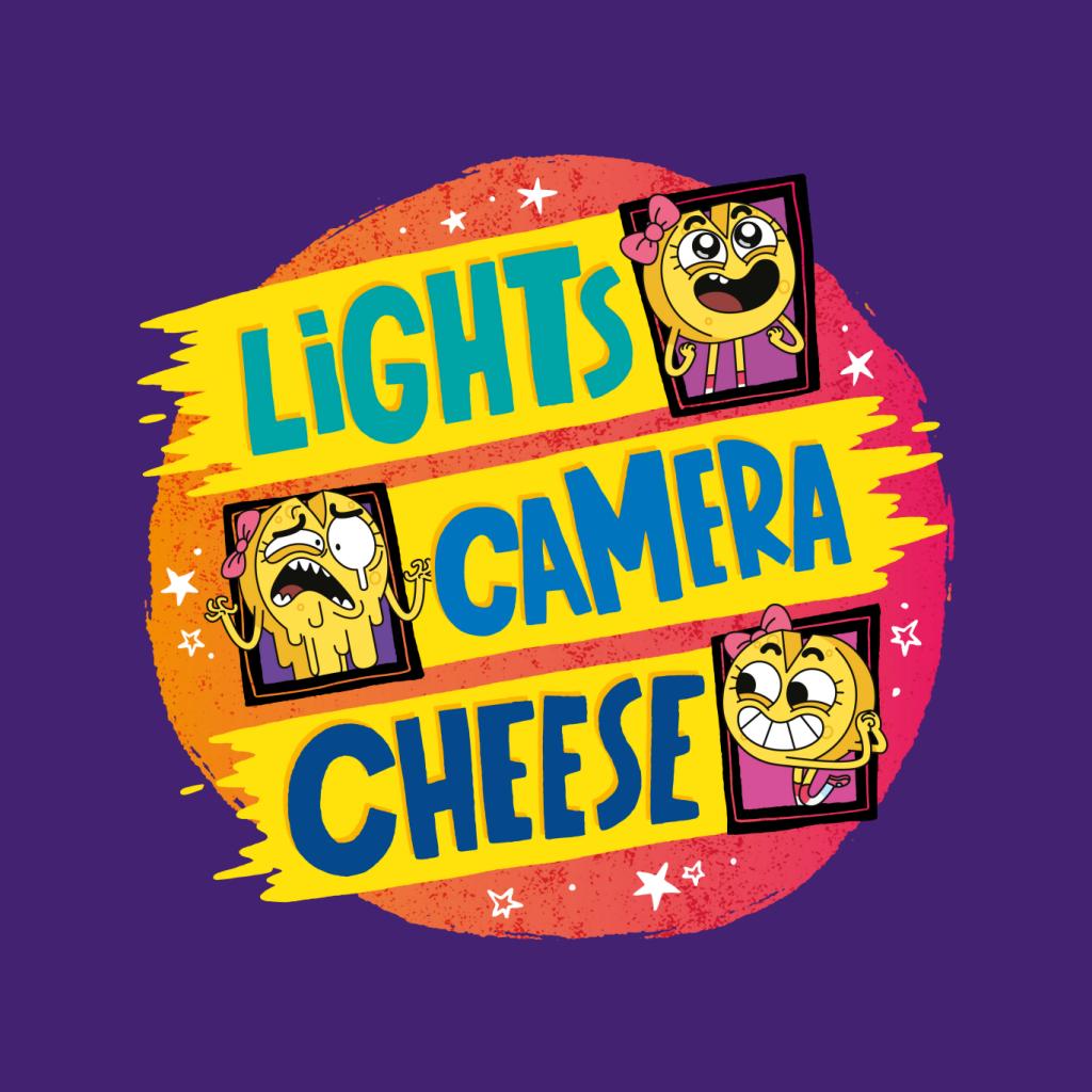 Lights Camera Cheese Men's Baseball Long Sleeved T-Shirt