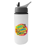Load image into Gallery viewer, Lights Camera Cheese Aluminium Water Bottle With Straw
