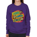 Load image into Gallery viewer, Lights Camera Cheese Women&#39;s Sweatshirt
