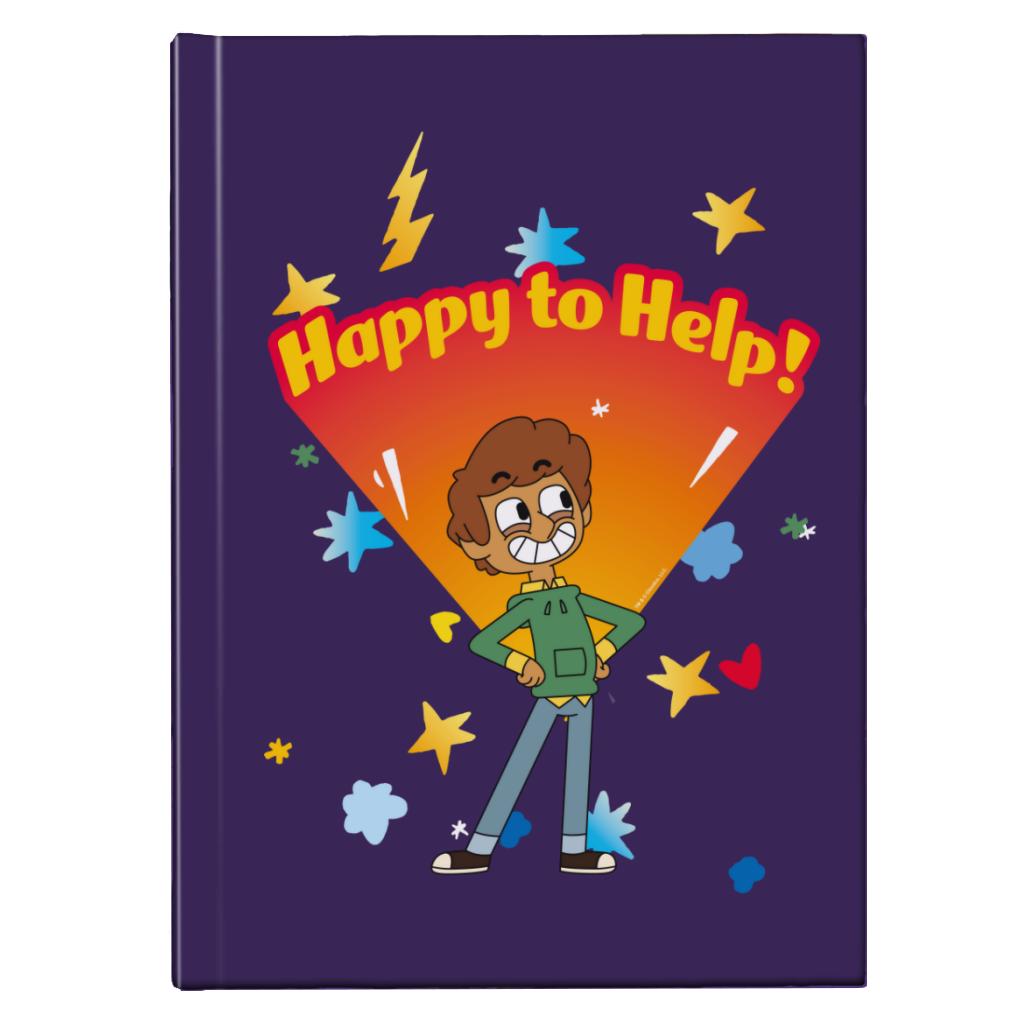 Happy To Help Hardback Journal