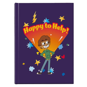 Happy To Help Hardback Journal