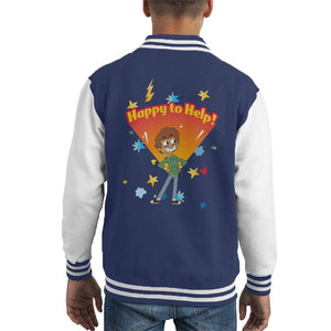 Happy To Help Kids Varsity Jacket