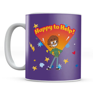 Boy Happy To Help Mug