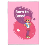 Load image into Gallery viewer, Born To Boss Hardback Journal
