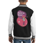 Load image into Gallery viewer, Born To Boss Kids Varsity Jacket
