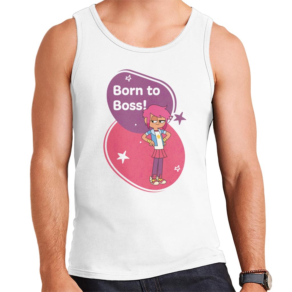 Boy Girl Dog Cat Mouse Cheese Born To Boss Men's Vest