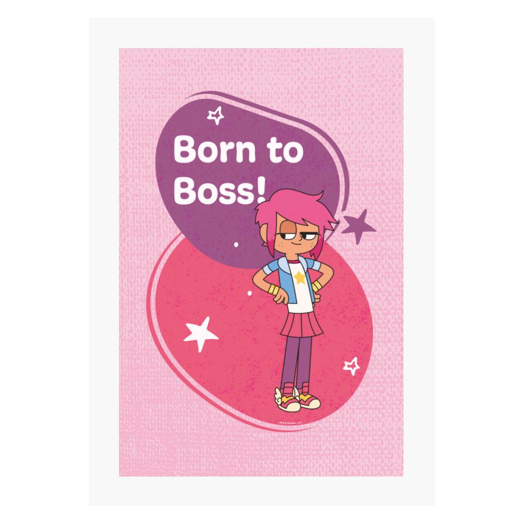Born To Boss A4 Print