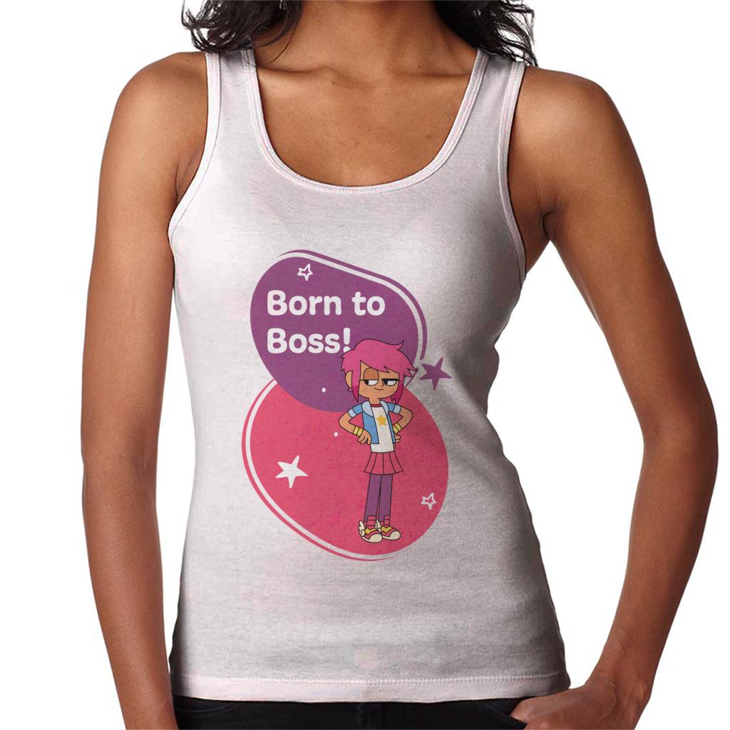 Boy Girl Dog Cat Mouse Cheese Born To Boss Women's Vest