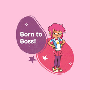 Girl Born To Boss Cushion