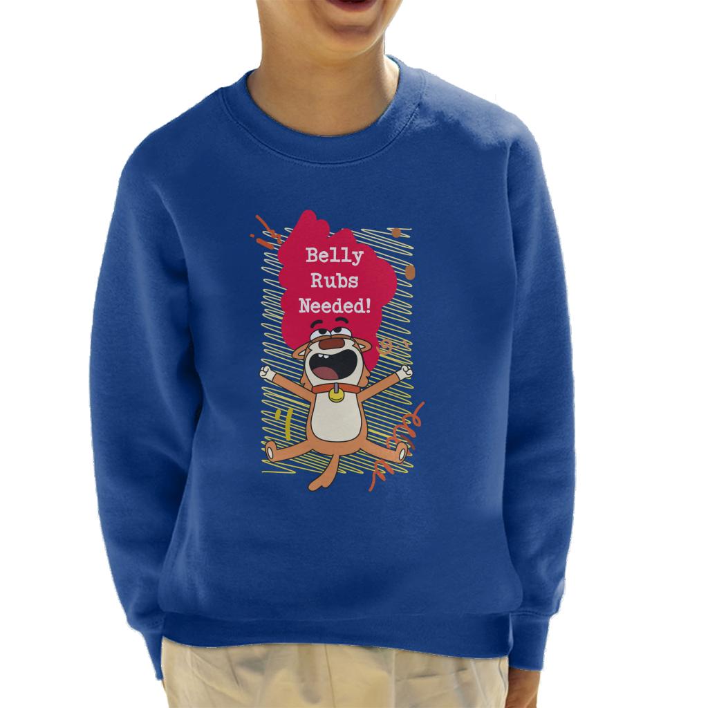 Belly Rubs Needed Kid's Sweatshirt