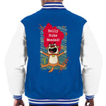 Load image into Gallery viewer, Boy Girl Dog Cat Mouse Cheese Belly Rubs Needed Men&#39;s Varsity Jacket
