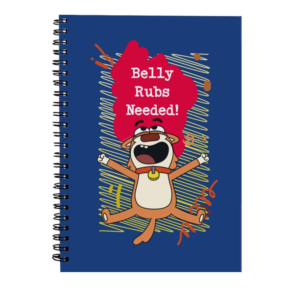 Belly Rubs Needed Spiral Notebook