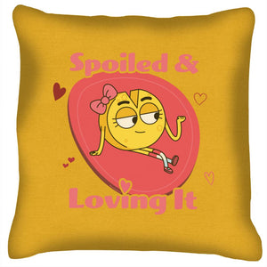 Love Heart Spoiled And Loving It Cushion