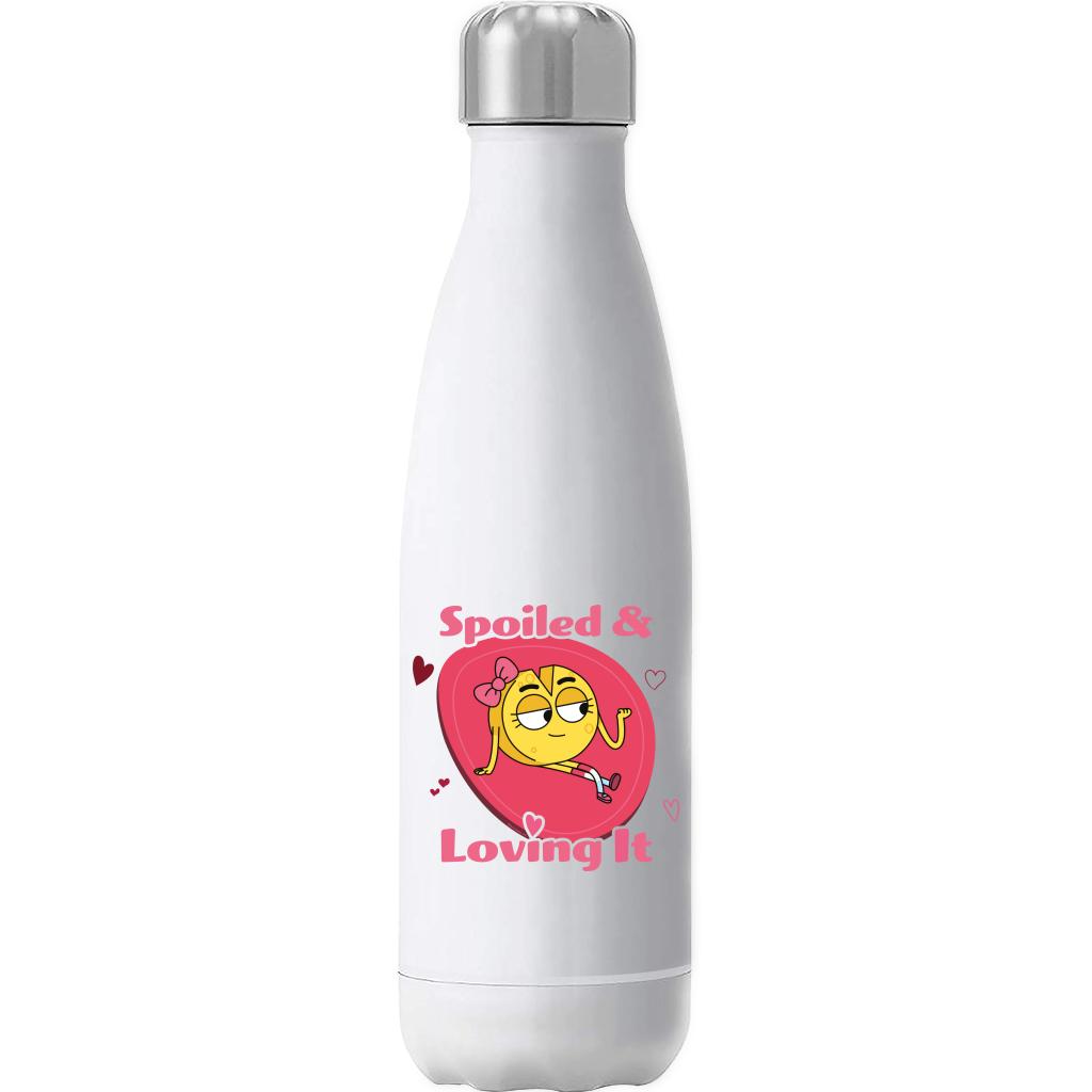 Love Heart Spoiled And Loving It Insulated Stainless Steel Water Bottle